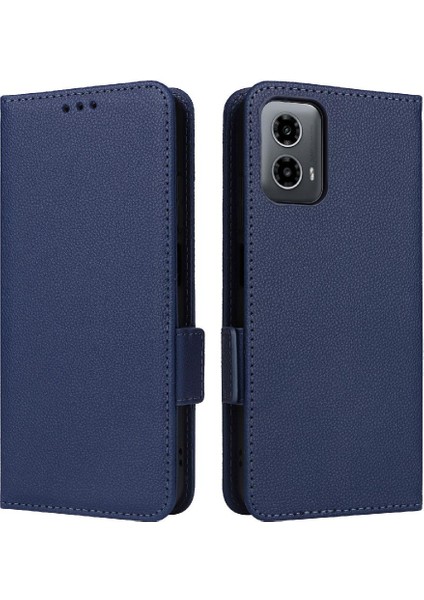 Motorola Moto G34 5g Manyetik Yan Toka Cüzdan Kart Yuvaları Pu (Yurt Dışından) fiyatları