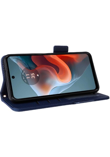 Motorola Moto G34 5g Manyetik Yan Toka Cüzdan Kart Yuvaları Pu (Yurt Dışından) modelleri