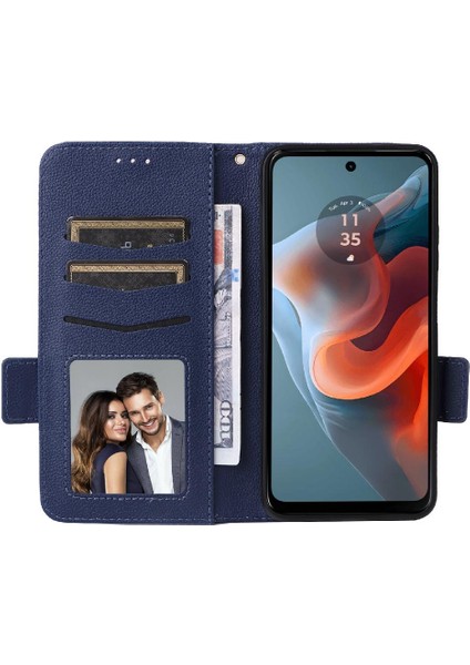 Motorola Moto G34 5g Manyetik Yan Toka Cüzdan Kart Yuvaları Pu (Yurt Dışından) indirimleri