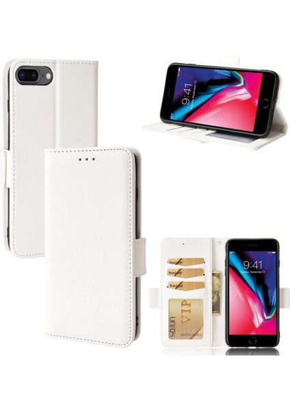 Iphone 6 Için Kılıf Artı/6s Artı Kart Yuvaları Tutucu Yan Toka Cüzdan Pu (Yurt Dışından)