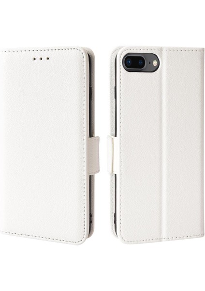 Iphone 6 Için Kılıf Artı/6s Artı Kart Yuvaları Tutucu Yan Toka Cüzdan Pu (Yurt Dışından)