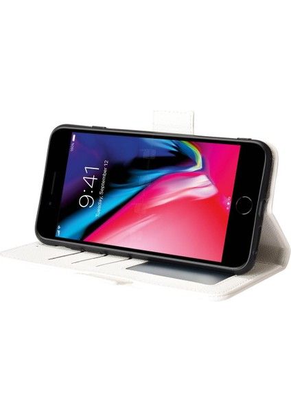 Iphone 6 Için Kılıf Artı/6s Artı Kart Yuvaları Tutucu Yan Toka Cüzdan Pu (Yurt Dışından)