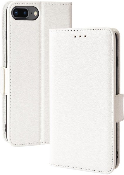 Iphone 6 Için Kılıf Artı/6s Artı Kart Yuvaları Tutucu Yan Toka Cüzdan Pu (Yurt Dışından)