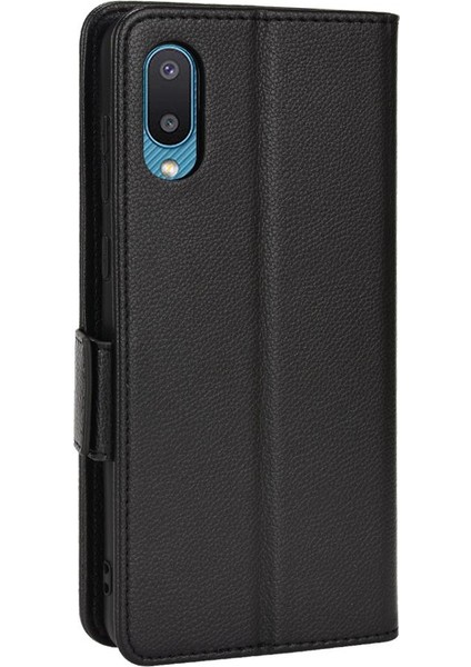 Samsung Galaxy A02 Manyetik Pu Deri Kart Yuvaları Tutucu Tarafı Için Kılıf (Yurt Dışından) modelleri