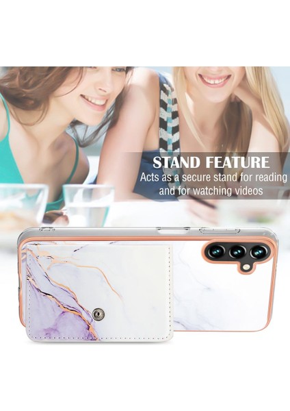 Samsung Galaxy A34 5g Yumuşak Tpu Tampon Kart Yuvaları Mermer Ince (Yurt Dışından) fiyatları