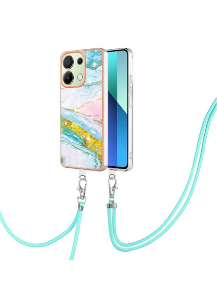 Xiaomi Redmi Için Not 13 4g Tampon Mermer Crossbody Kordon Askısı (Yurt Dışından)