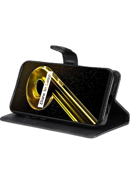 Kart Yuvası Klasik Düz Renk Iş ile Realme 9i 5g Için Flip Case (Yurt Dışından) indirimleri