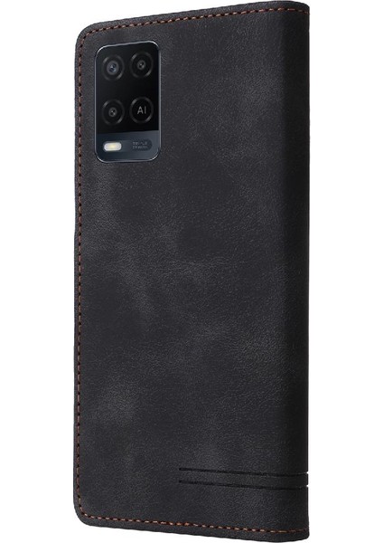 Oppo A54 4g Deri Kılıf Için Flip Case Darbeye Basit Iş Çevirme (Yurt Dışından) fırsatları