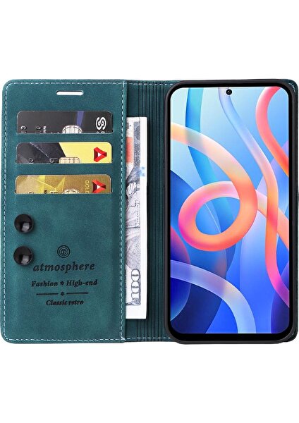 Colorful Shop Xiaomi Redmi Not 11 Için Flip Case 5g Cüzdan Deri Kılıf Kapak Çevirin (Yurt Dışından)