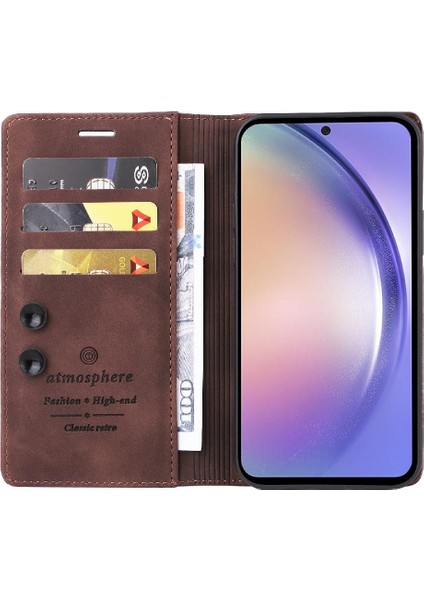 Samsung Galaxy A54 5g Için Flip Case Basit Iş Cüzdan Kapak Çevirin (Yurt Dışından)