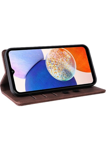 Samsung Galaxy A25 5g Deri Kılıf Için Flip Case Basit Iş Cüzdan (Yurt Dışından) modelleri