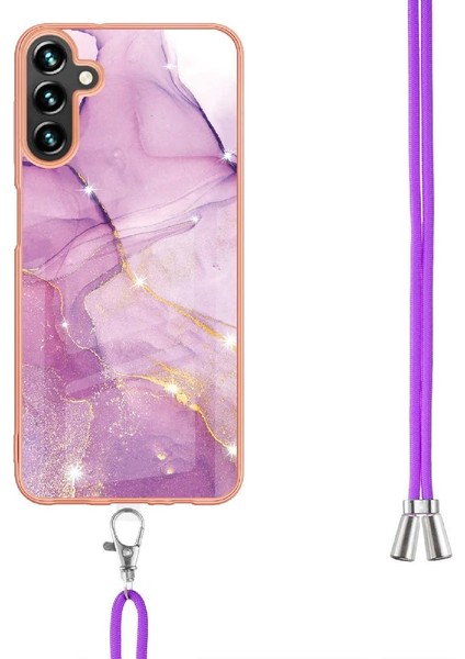 Samsung Galaxy Case 5g Anti-Scratch Yumuşak Mermer Crossbody Kordon (Yurt Dışından) fiyatları