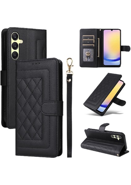 Samsung Galaxy A25 5g Için Flip Case Darbeye Kapak Kapak Basit Iş (Yurt Dışından)
