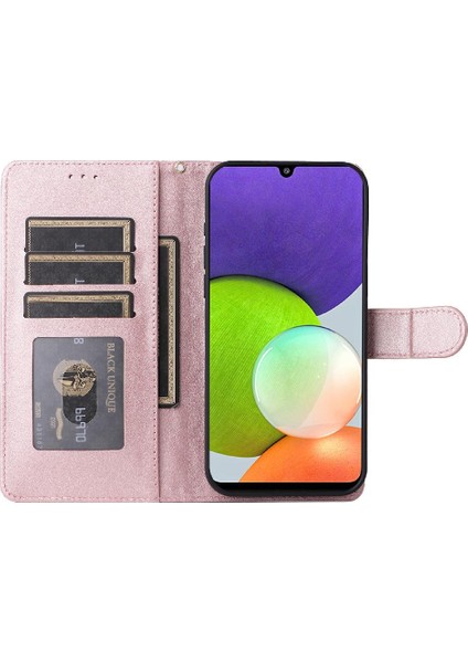 Samsung Galaxy A22 4g Için Flip Case Basit Iş Kapak Deri (Yurt Dışından) fırsatları