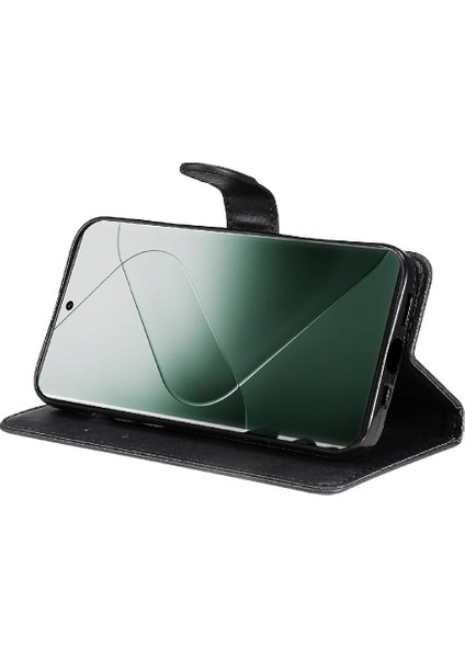 Kart Yuvası ile Xiaomi 14 Pro Için Flip Case Klasik Düz Renk Yüksek Cüzdan (Yurt Dışından) indirimleri