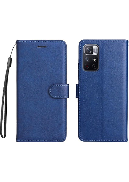 Colorful Shop Xiaomi Redmi Not 11 Için Flip Case 5g Klasik Düz Renk Iş Cüzdan (Yurt Dışından)