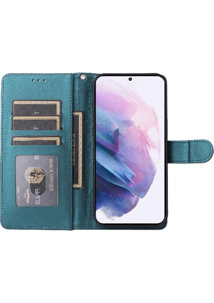 Samsung Galaxy S21 Artı Darbeye Dayanıklı Basit Iş Cüzdan Için Flip Case (Yurt Dışından) indirimleri