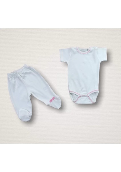 Kalpli Uçan Balon Nakışlı %100 Cotton 10LU Zıbın Takımı Hastane Çıkışı Ekru fırsatları