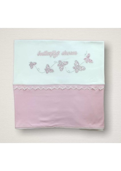 Uçan Kelebekler Nakışlı %100 Cotton 10LU Zıbın Takımı Hastane Çıkışı Pembe indirimleri