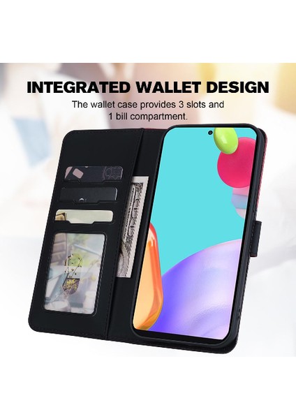 Colorful Shop Samsung Galaxy Case 5g Için Kılıf Cüzdan Kılıf Kapak Çevirin Darbeye (Yurt Dışından)