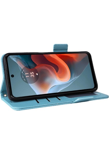 Motorola Moto G34 5g Manyetik Yan Toka Cüzdan Kart Yuvaları Pu (Yurt Dışından) modelleri