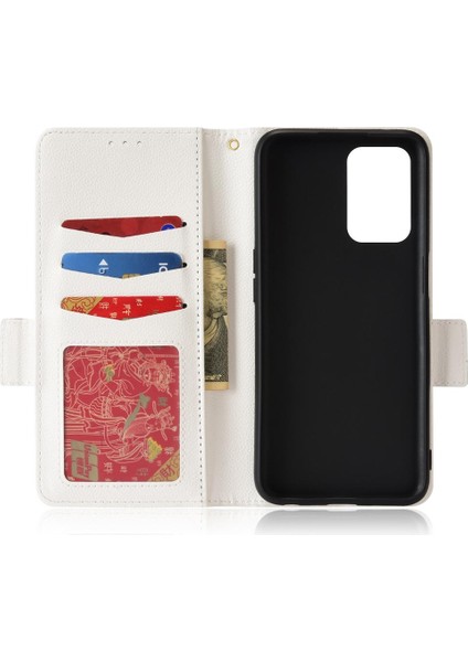Realme 8 5g Pu Deri Manyetik Yan Toka Cüzdan Kart Yuvaları Için Kılıf (Yurt Dışından) modelleri