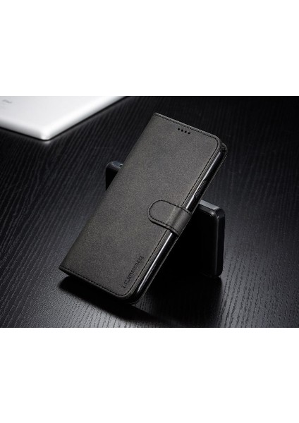 Iphone 11 Için Kılıf Pro Max Tutucu ile Buzağı Doku Yatay Flip Case (Yurt Dışından)