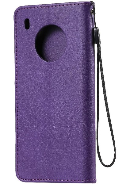 Huawei Y9A Iş Cüzdan Telefon Kılıfı Için Flip Case Yüksek Kalite Deri (Yurt Dışından)