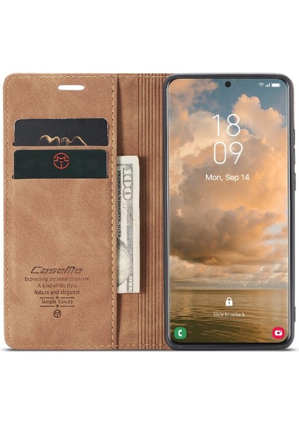 Samsung Galaxy S21 Ultra Kılıf Için Flip Case Kart Yuvası Kickstand Manyetik (Yurt Dışından) indirimleri