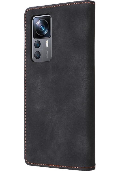 Xiaomi 12T Flip Kapak Için Flip Case Darbeye Deri Kılıf Cüzdan Basit (Yurt Dışından) fırsatları