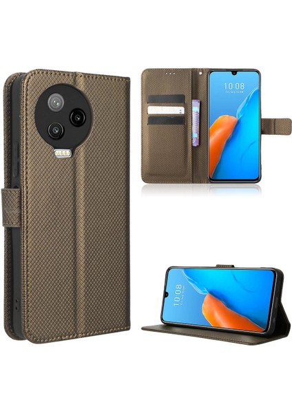 Infinix Not 12 Pro 4g Kickstand Kart Tutucu Kapak Manyetik Cüzdan Için Kılıf (Yurt Dışından)