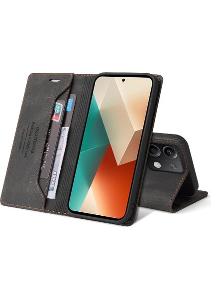 Xiaomi Redmi Için Not 13 4g Iki Kart Yuvaları Premium Deri Kickstand (Yurt Dışından) fırsatları