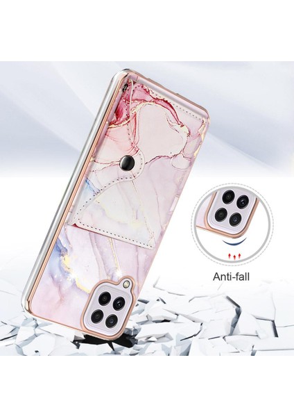 Samsung Galaxy A22 4g Mermer Kart Yuvaları Için Kılıf Ince Cüzdan Yumuşak Tpu (Yurt Dışından) fırsatları