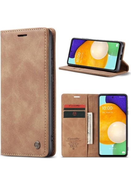 Samsung Galaxy Için Flip Case A53 5g Vintage Pu Deri Cüzdan Flip Folio (Yurt Dışından)