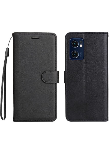 Oppo Bulmak Için Flip Case X5 Lite Klasik Düz Renk Yüksek Kaliteli Deri (Yurt Dışından)