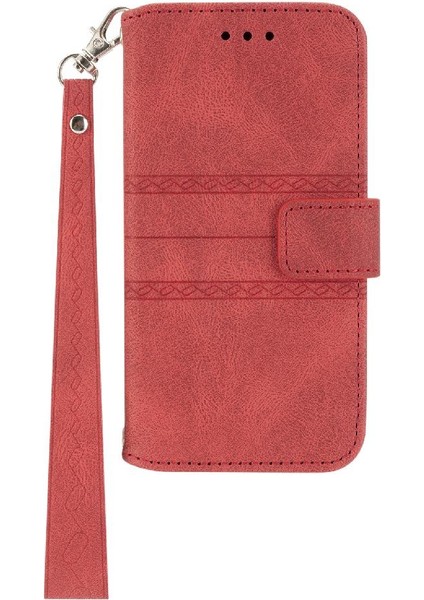 Xiaomi Redmi Not 10 Lite Için Flip Case Kickstand Cüzdan Kılıf Manyetik Pu (Yurt Dışından)