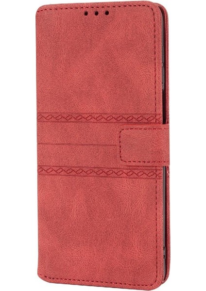 Xiaomi Redmi Not 10 Lite Için Flip Case Kickstand Cüzdan Kılıf Manyetik Pu (Yurt Dışından)