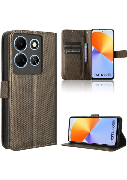 Infinix Not 30 4g Kapak Kart Tutucu Manyetik Cüzdan Kickstand Için Kılıf (Yurt Dışından)