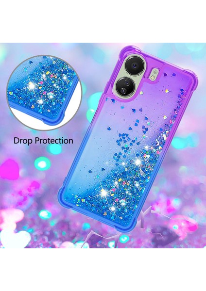 Colorful Shop Xiaomi Redmi Için Kılıf Clear 4g Akan Sparkle Hareketli Kapak Temizle Tampon (Yurt Dışından)