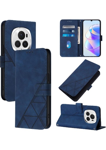 Colorful Shop Onur Için Kılıf Sihirli 6 Pro 5g Flip Folio Kitap Koruyucu Cüzdan Kapak Kartı (Yurt Dışından)