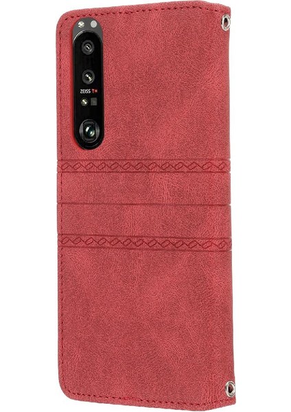 Sony Xperia 1 Iii Için Flip Case Darbeye Koruyucu Cüzdan Kılıf Pu (Yurt Dışından) indirimleri