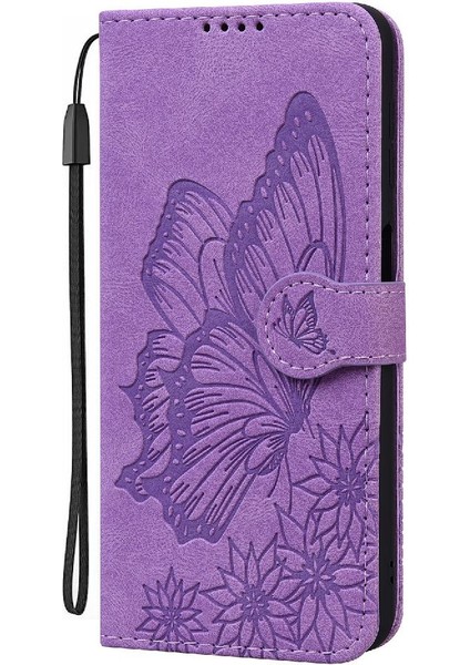 Iphone 15 Için Kılıf Pro Max Flip Telefon Kılıfı Deri Cüzdan Kart Yuvası ile (Yurt Dışından)