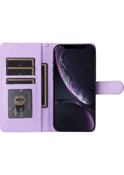 Iphone Xr Için Flip Case Deri Kılıf Kapak Darbeye Cüzdan Basit (Yurt Dışından)