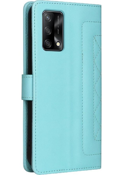 Colorful Shop Oppo F19 Basit Iş Darbeye Dayanıklı Cüzdan Deri Kılıf Için Flip Case (Yurt Dışından)