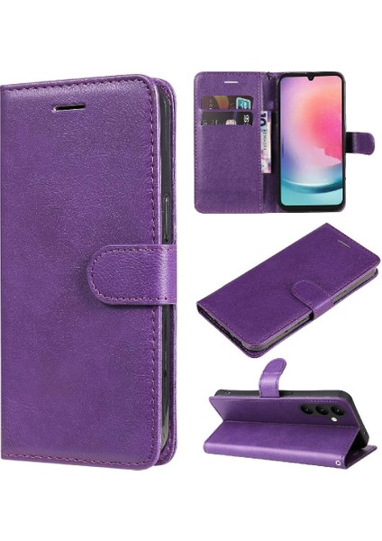 Samsung Galaxy A25 Için Flip Case 5g Iş Cüzdan Telefon Kılıfı ile Yüksek (Yurt Dışından)