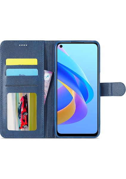 Colorful Shop Realme 9i Kart Yuvaları Cüzdan Buzağı Doku Için Kılıf Yatay Çevir Deri (Yurt Dışından)