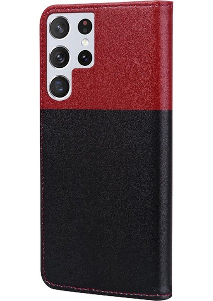 Samsung Galaxy S21 Ultra Kapak Çevirin Cüzdan Basit Iş Durum (Yurt Dışından) modelleri