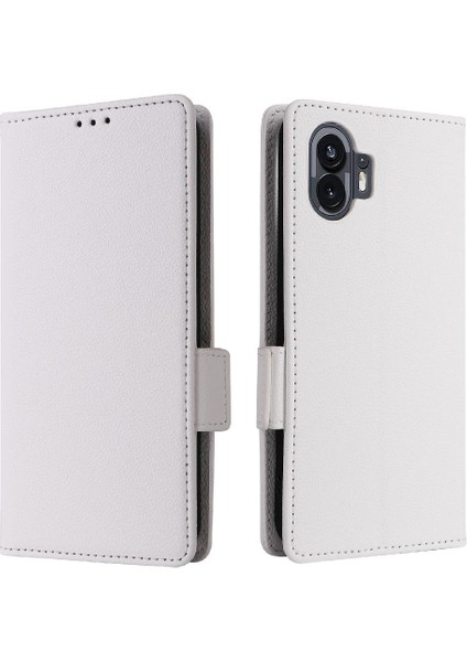 Nothing Kılıf Telefon 2 Pu Deri Yan Toka Kart Yuvaları Tutucu Manyetik (Yurt Dışından)