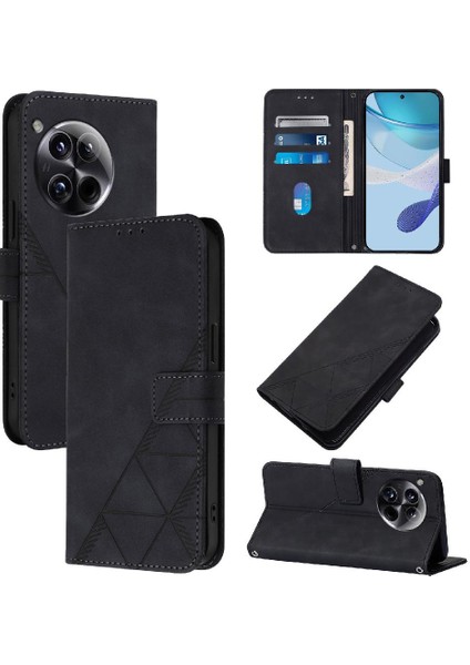 Oneplus 12 Için Kılıf 5g Kredi Kartı Tutucu Pu Deri Flip Folio Kitap Kapak (Yurt Dışından)