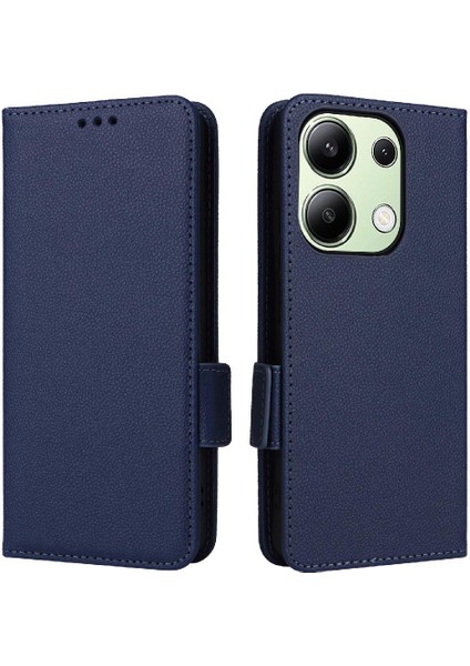 Xiaomi Redmi Için Not 13 4g Manyetik Yan Toka Kart Yuvaları Tutucu Pu (Yurt Dışından)